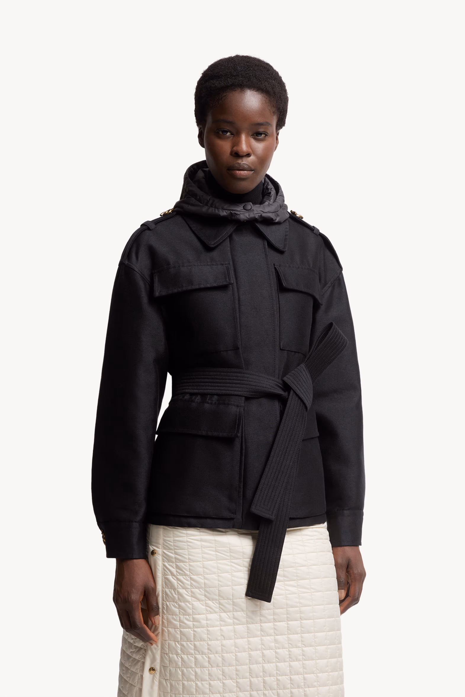Essalois Down Field Jacket Women Black Moncler 3